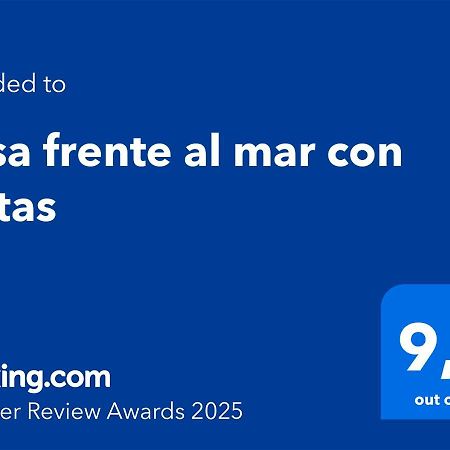 奥利瓦Casa Frente Al Mar Con Vistas公寓 外观 照片